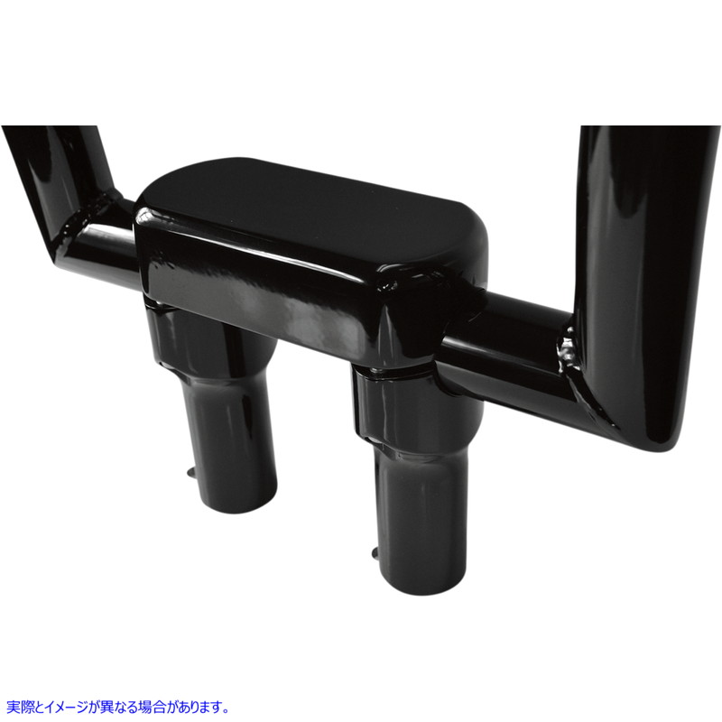 取寄せ ハンドルバーライザー＆トップクランプキット ドラッグスペシャリティーズ Risers - 4 - Big Buffalo - Top - Black 0602-0605 06020605