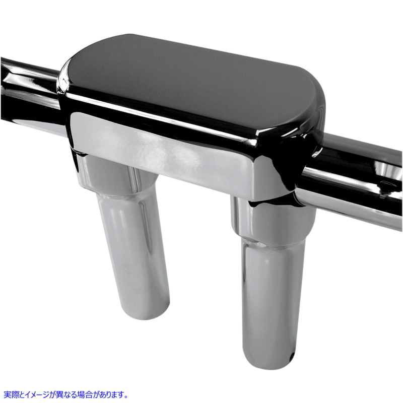 取寄せ ハンドルバーライザー＆トップクランプキット ドラッグスペシャリティーズ Risers - 6 - Big Buffalo - Top - Chrome 0602-0608 06020608