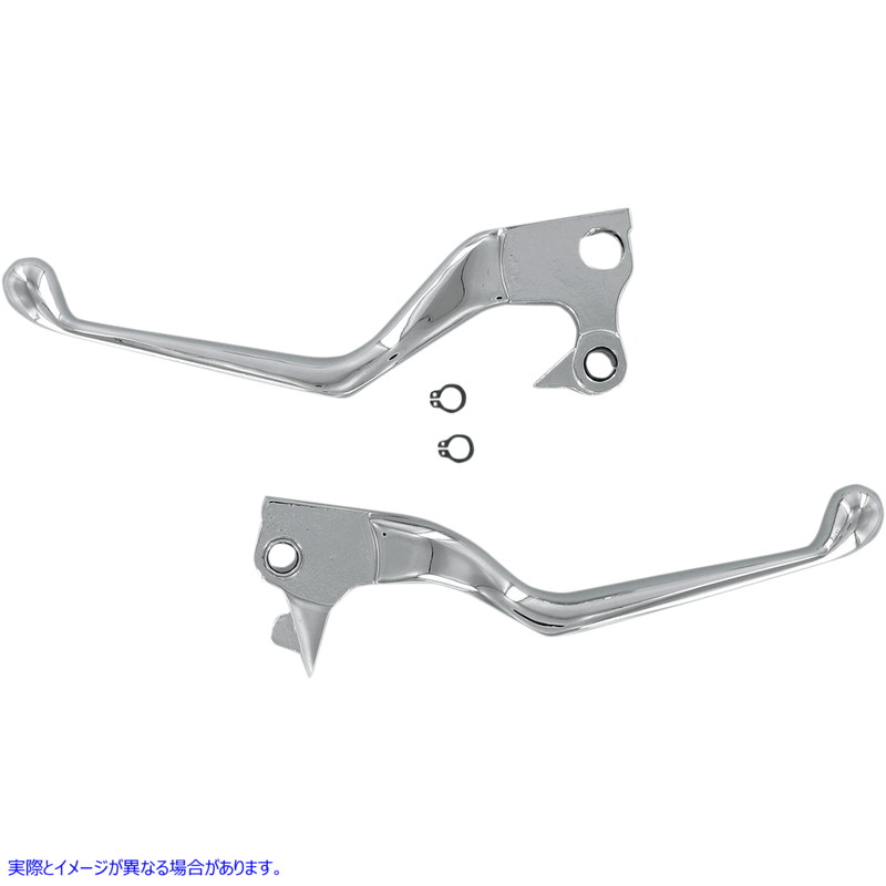 取寄せ ワイドブレードレバーセット ドラッグスペシャリティーズ Lever Set - Chrome 0610-0127 06100127