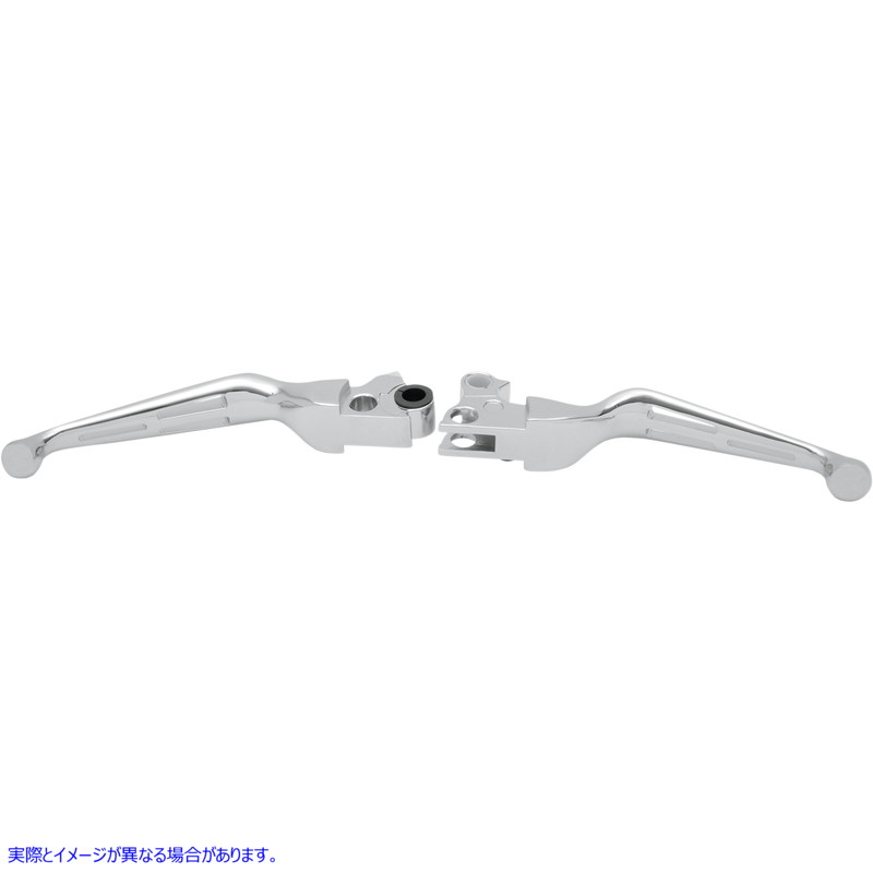 取寄せ スロット付きワイドブレードレバーセット ドラッグスペシャリティーズ Levers - Slotted - Chrome 0610-0141 06100141
