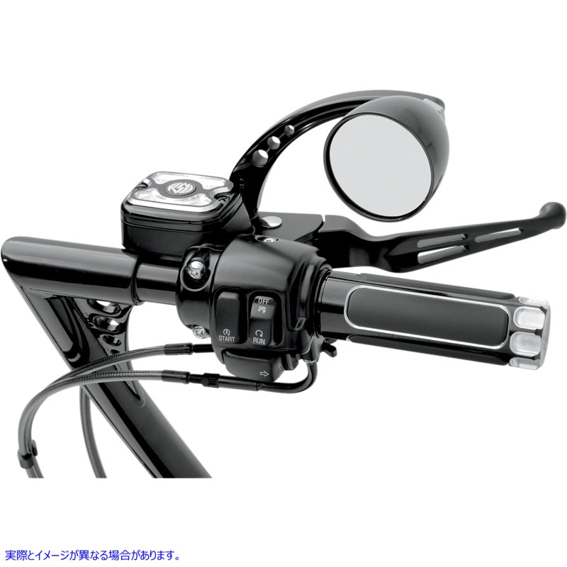 取寄せ スロット付きワイドブレードレバーセット ドラッグスペシャリティーズ Levers - Slotted - Black 0610-0142 06100142