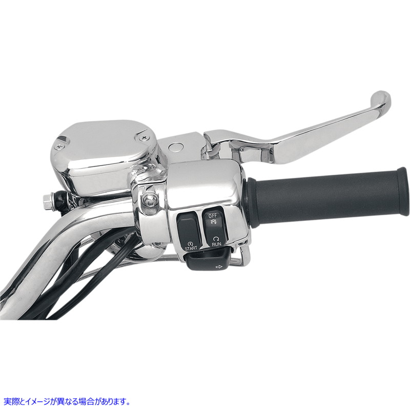 取寄せ ハンドルバーコントロールキット - メカニカル ドラッグスペシャリティーズ Handlebar Controls - 1/2 Master Cylinder - '04 - '13 XL 0610-0147 06100147