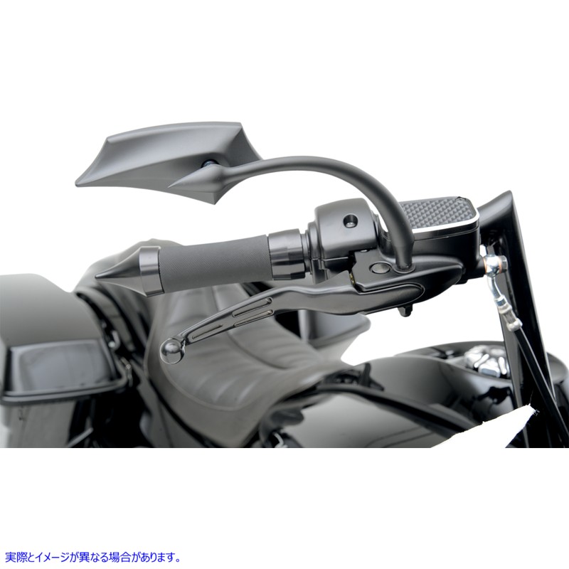 取寄せ スロット付きワイドブレードレバーセット ドラッグスペシャリティーズ Levers - Slotted - Black 0610-0221 06100221