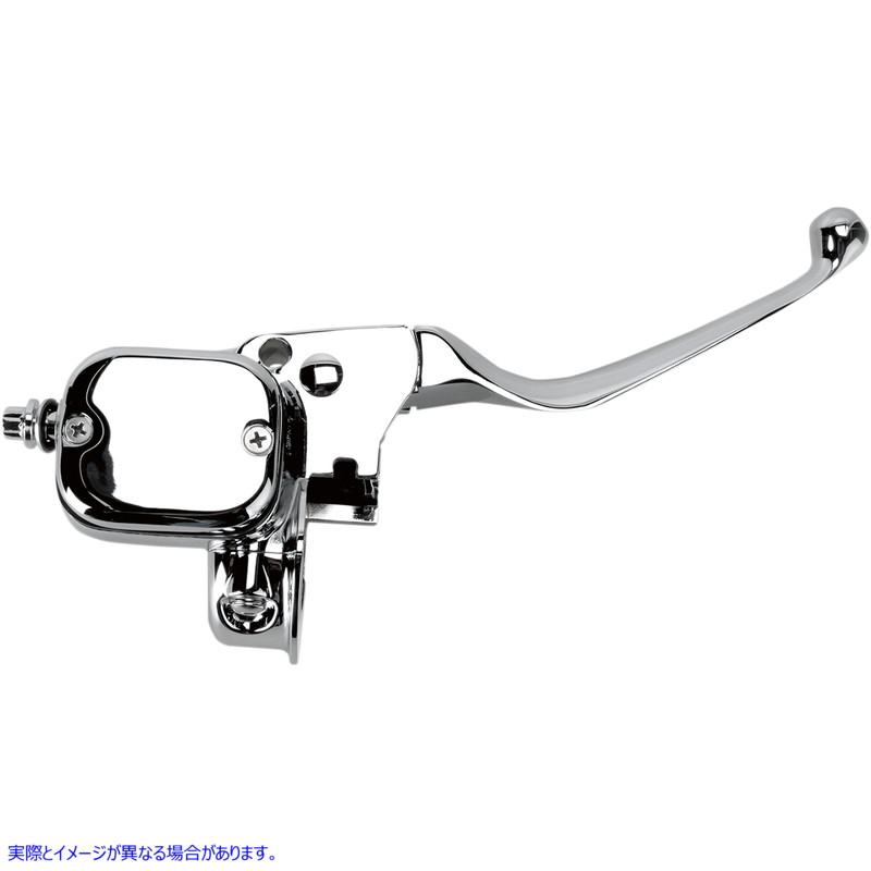 取寄せ フロントブレーキマスターシリンダーアセンブリ ドラッグスペシャリティーズ Brake Master Cylinder - 11/16 - Chrome 0610-0251 06100251
