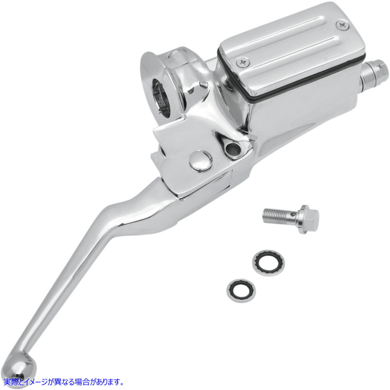 取寄せ フロントブレーキマスターシリンダーアセンブリ ドラッグスペシャリティーズ Brake Master Cylinder - 3/4 - Dual Disc - Chrome 0610-0503 06100503