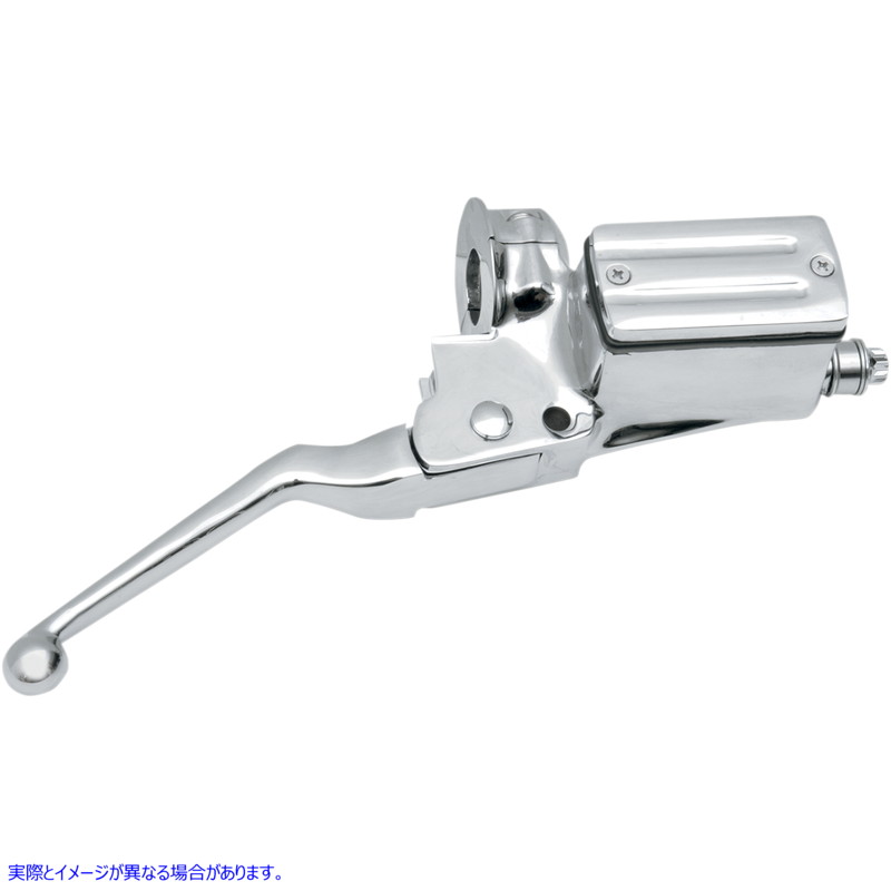 取寄せ フロントブレーキマスターシリンダーアセンブリ ドラッグスペシャリティーズ Brake Master Cylinder - 5/8 - Chrome 0610-0504 06100504