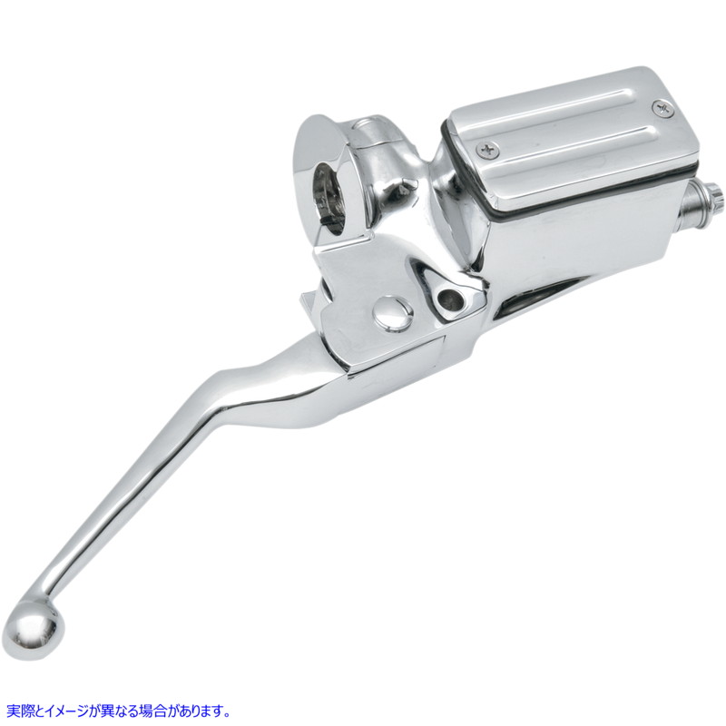 取寄せ フロントブレーキマスターシリンダーアセンブリ ドラッグスペシャリティーズ Brake Master Cylinder - 11/16 - Chrome 0610-0505 06100505