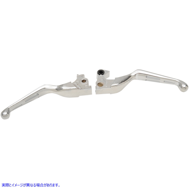 取寄せ スロット付きワイドブレードレバーセット ドラッグスペシャリティーズ Levers - Slotted - Chrome 0610-0796 06100796