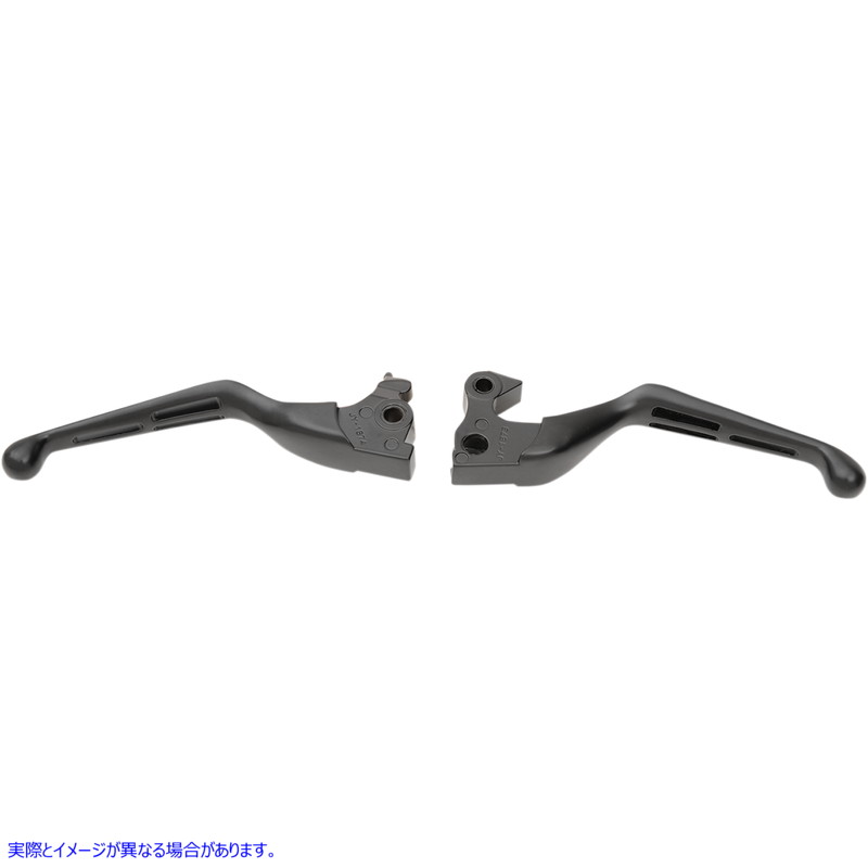 取寄せ スロット付きワイドブレードレバーセット ドラッグスペシャリティーズ Levers - Slotted - Black 0610-0797 06100797