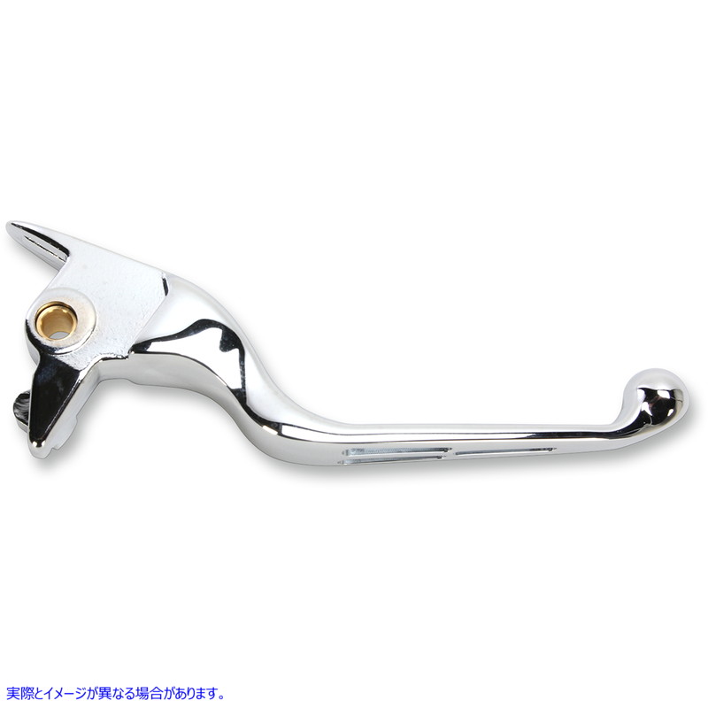 取寄せ スロット付きワイドブレード交換用ブレーキレバー ドラッグスペシャリティーズ Brake Lever - Wide Blade - Slotted - Chrome 0610-1688 06101688