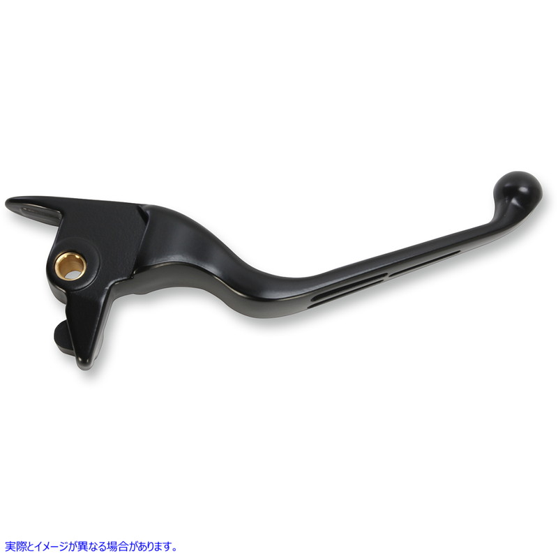 取寄せ スロット付きワイドブレード交換用ブレーキレバー ドラッグスペシャリティーズ Brake Lever - Wide Blade - Slotted - Black 0610-1689 06101689