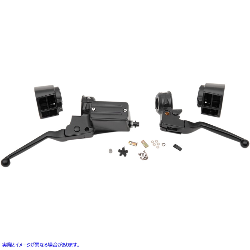 取寄せ ハンドルバーコントロールキット - 機械/油圧 ドラッグスペシャリティーズ Handlebar Controls - 11/16 Master Cylinder - Black 0610-2148 06102148