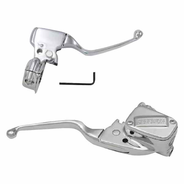 取寄せ ブレーキ/クラッチレバーAssy ドラッグスペシャリティーズ Handlebar Controls - Chrome 0610-2199 06102199