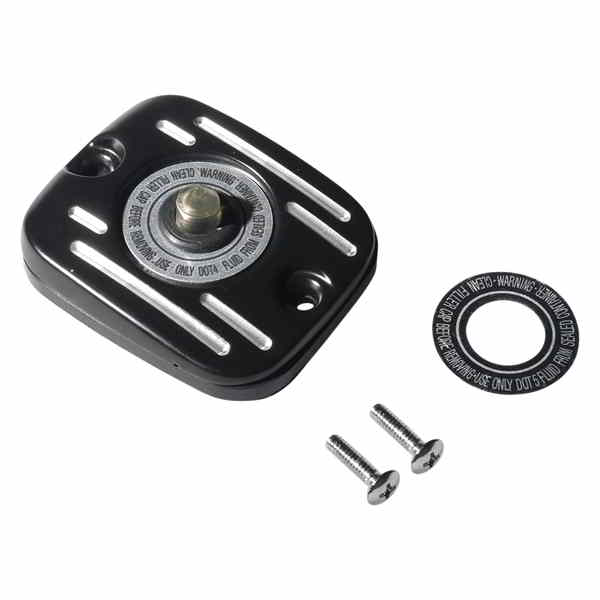 取寄せ フロントブレーキマスターシリンダーカバー ドラッグスペシャリティーズ Master Cylinder Cover - Black 0611-0188 06110188