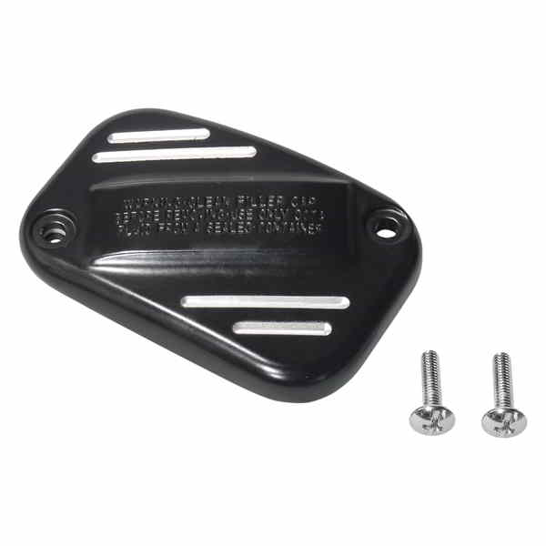 取寄せ フロントブレーキマスターシリンダーカバー ドラッグスペシャリティーズ Master Cylinder Cover - Black 0611-0189 06110189