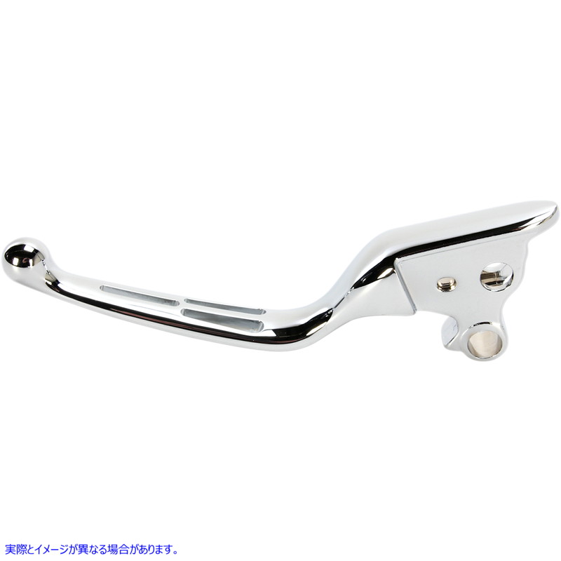 取寄せ スロット付きワイドブレード交換用クラッチレバー ドラッグスペシャリティーズ Clutch Lever - Wide Blade - Slotted - Chrome 0613-1284 06131284