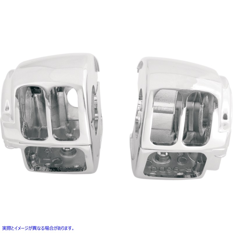 取寄せ ハンドルバースイッチハウジングキット ドラッグスペシャリティーズ Switch Housing - Standard - Chrome 0616-0109 06160109