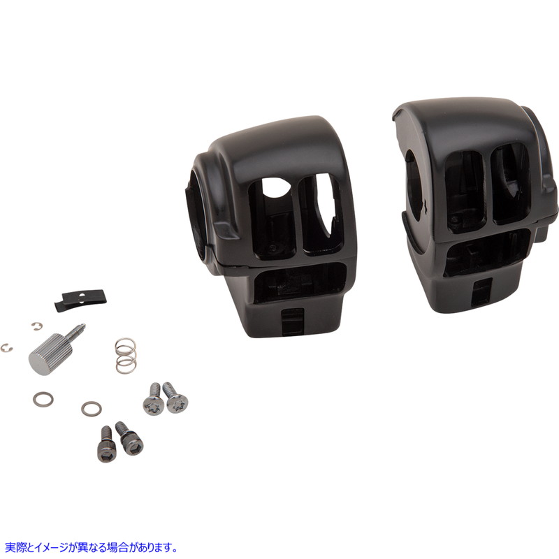 取寄せ ハンドルバースイッチハウジングキット ドラッグスペシャリティーズ Switch Housing - Radio - Matte Black 0616-0354 06160354