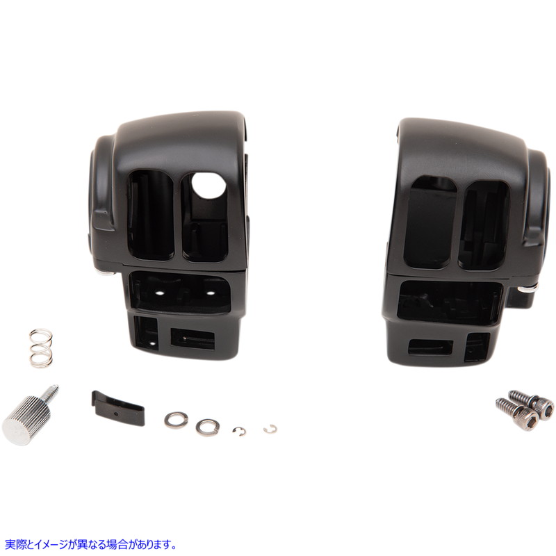 取寄せ ハンドルバースイッチハウジングキット ドラッグスペシャリティーズ Switch Housing - Radio/Cruise - Matte Black 0616-0359 06160359