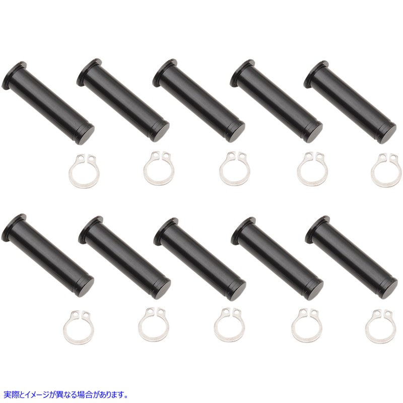 取寄せ ピボットピン/クリップキット ドラッグスペシャリティーズ Pivot Pins - Lever - 10 Pack - Black 0617-0196 06170196