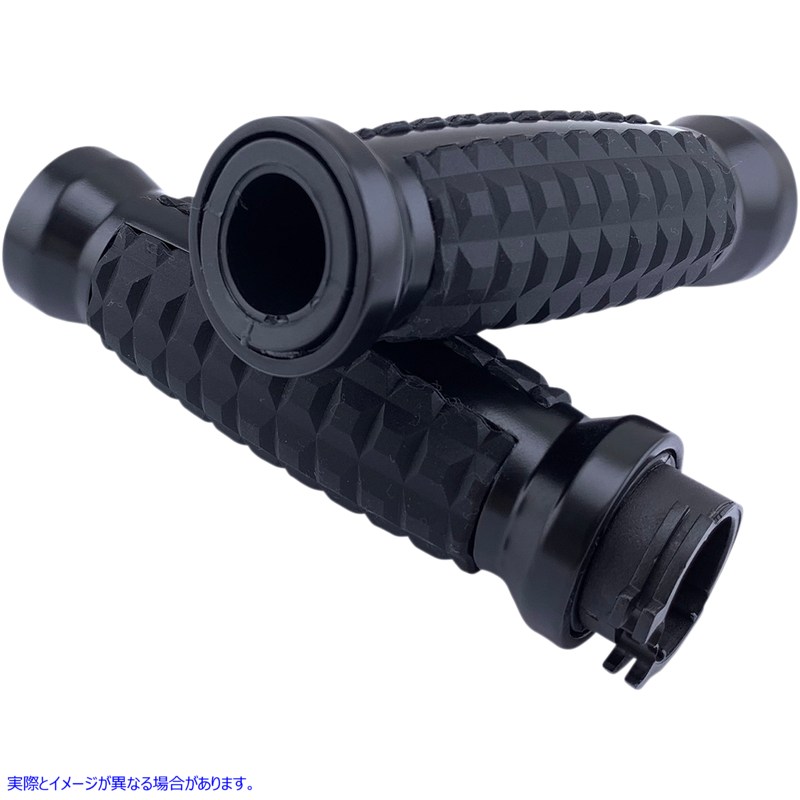 取寄せ グレネードグリップ ドラッグスペシャリティーズ Grips - Grenade - Matte Black 0630-2640 06302640