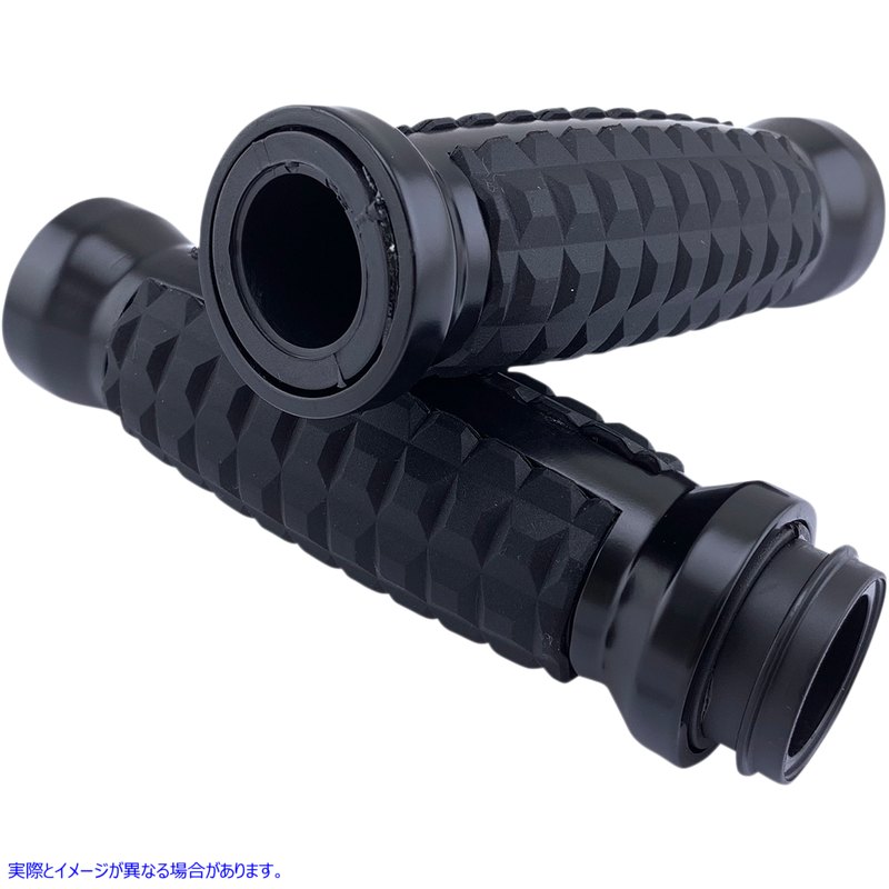 取寄せ グレネードグリップ ドラッグスペシャリティーズ Grips - Grenade - TBW - Matte Black 0630-2642 06302642