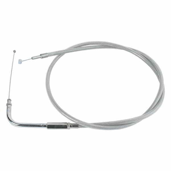 取寄せ ステンレス編組スロットル/アイドルケーブル ドラッグスペシャリティーズ Throttle Cable - 30 - Braided 0650-0291 06500291