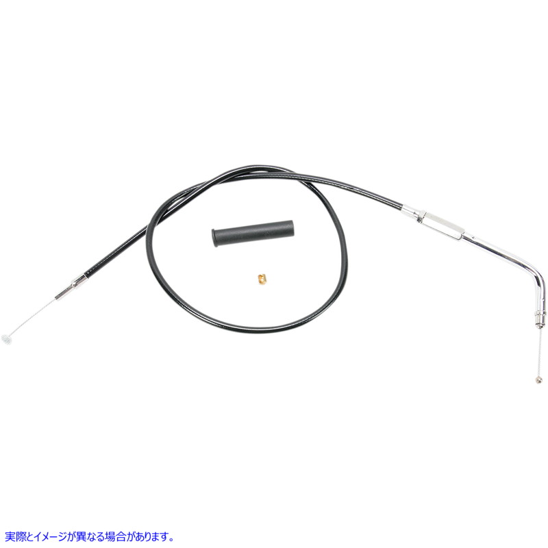 取寄せ 黒いビニールスロットル/アイドルケーブル ドラッグスペシャリティーズ Throttle Cable - 27-1/2 - Vinyl 0650-0324 06500324