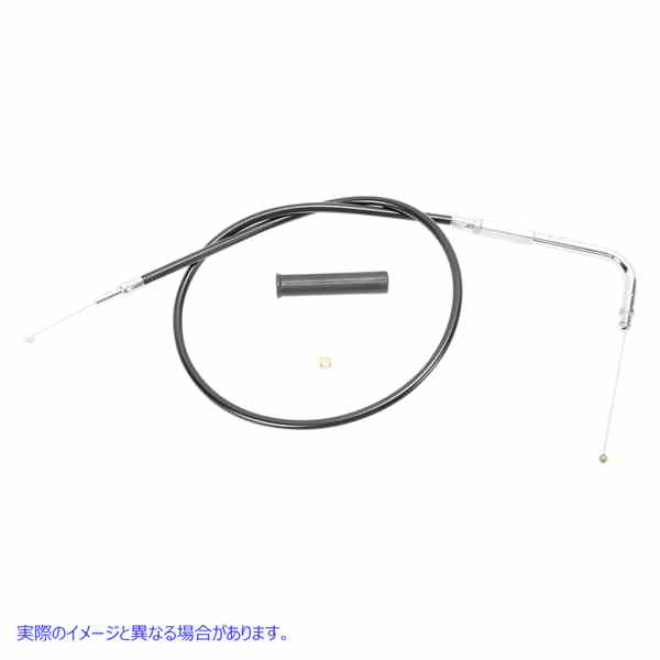 取寄せ 黒いビニールスロットル/アイドルケーブル ドラッグスペシャリティーズ Throttle Cable - 39-1/2 - Vinyl 0650-0335 06500335