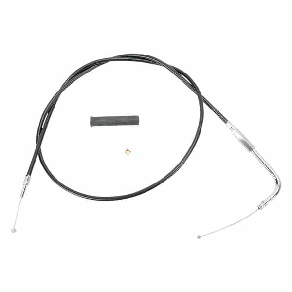 取寄せ 黒いビニールスロットル/アイドルケーブル ドラッグスペシャリティーズ Throttle Cable - 41-3/4 - Vinyl 0650-0338 06500338