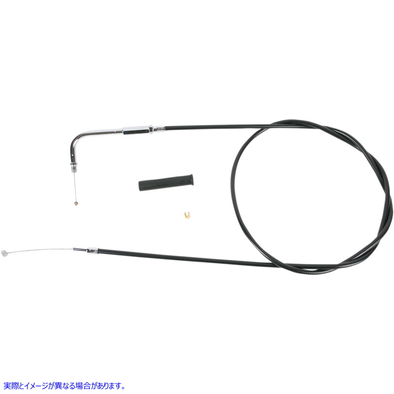 取寄せ 黒いビニールスロットル/アイドルケーブル ドラッグスペシャリティーズ Throttle Cable - 50 - Vinyl 0650-1072 06501072