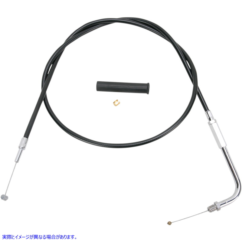 取寄せ 黒いビニールスロットル/アイドルケーブル ドラッグスペシャリティーズ Throttle Cable - 36 - Vinyl 0650-1086 06501086