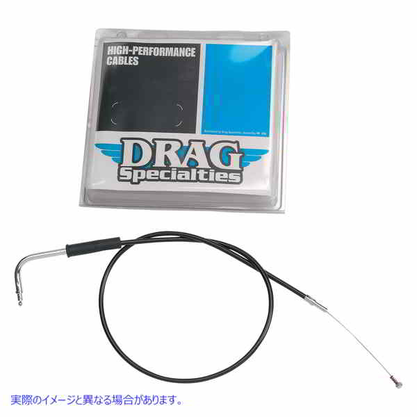 取寄せ 黒いビニールスロットル/アイドルケーブル ドラッグスペシャリティーズ Idle Cable - 30-3/4 - Vinyl 0651-0136 06510136