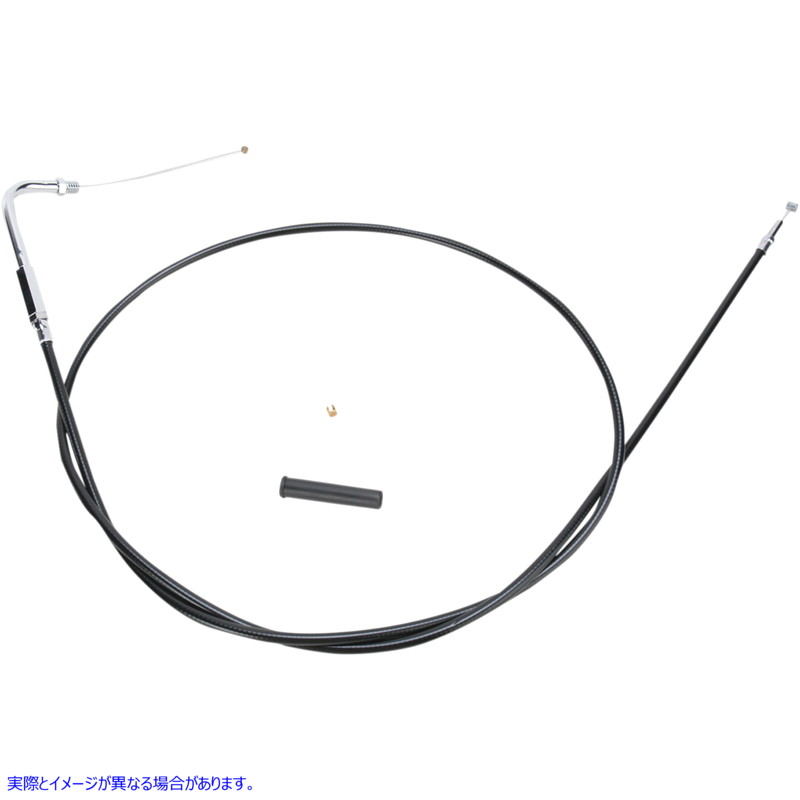 取寄せ 黒いビニールスロットル/アイドルケーブル ドラッグスペシャリティーズ Throttle Cable - 56 - Vinyl 0651-0709 06510709
