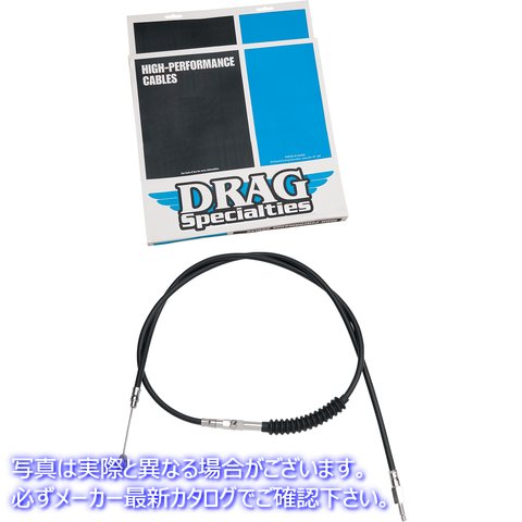 取寄せ 高効率のブラックビニールクラッチケーブル ドラッグスペシャリティーズ Clutch Cable - Vinyl 0652-1387 06521387