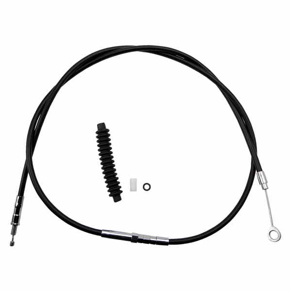 取寄せ 高効率のブラックビニールクラッチケーブル ドラッグスペシャリティーズ Clutch Cable - Vinyl 0652-1392 06521392