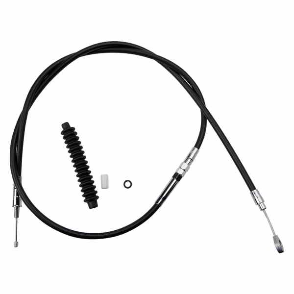 取寄せ 高効率のブラックビニールクラッチケーブル ドラッグスペシャリティーズ Clutch Cable - Vinyl 0652-1393 06521393