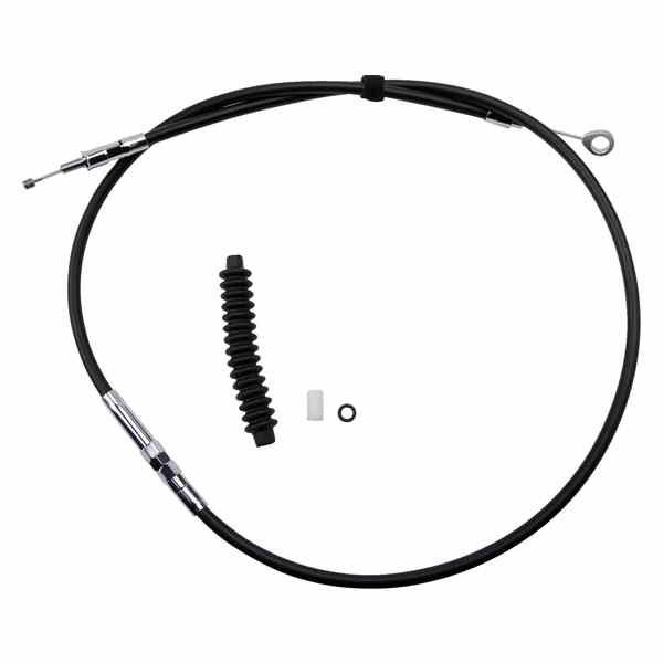 取寄せ 高効率のブラックビニールクラッチケーブル ドラッグスペシャリティーズ Clutch Cable - Vinyl 0652-1400 06521400