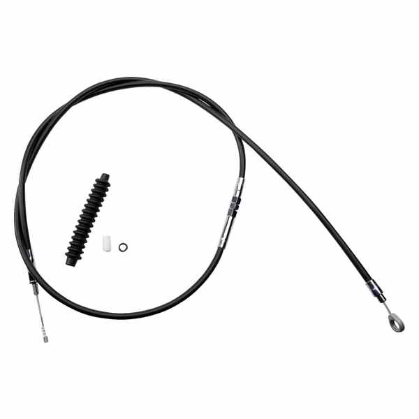 取寄せ 高効率のブラックビニールクラッチケーブル ドラッグスペシャリティーズ Clutch Cable - Vinyl 0652-1412 06521412