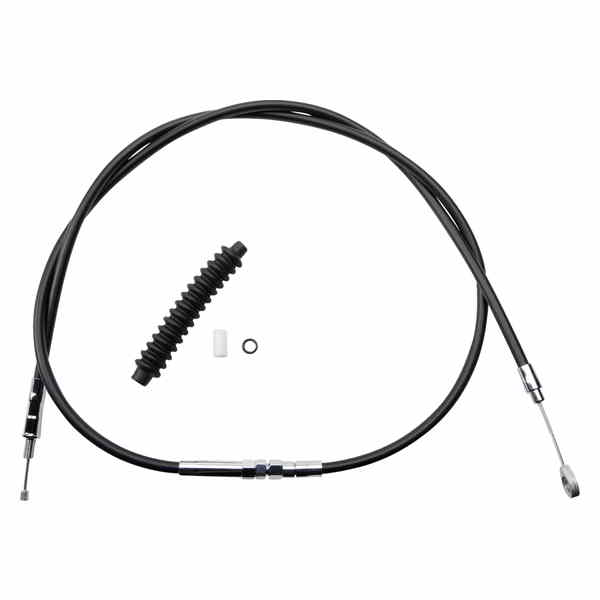 取寄せ 高効率のブラックビニールクラッチケーブル ドラッグスペシャリティーズ Clutch Cable - Vinyl 0652-1414 06521414