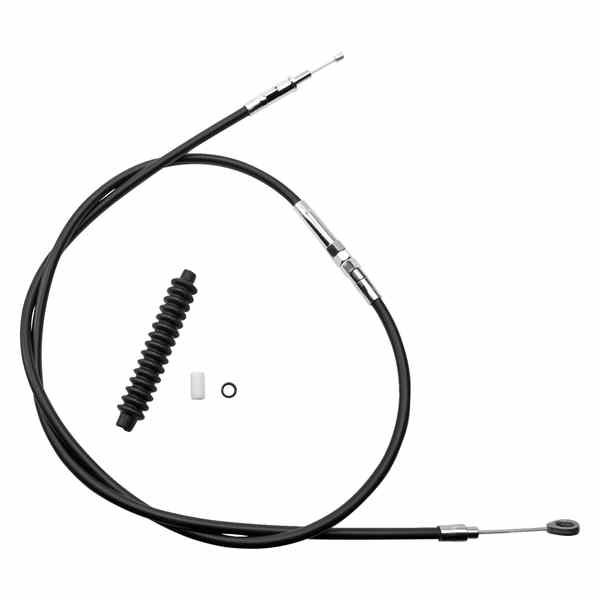 取寄せ 高効率のブラックビニールクラッチケーブル ドラッグスペシャリティーズ Clutch Cable - Vinyl 0652-1416 06521416