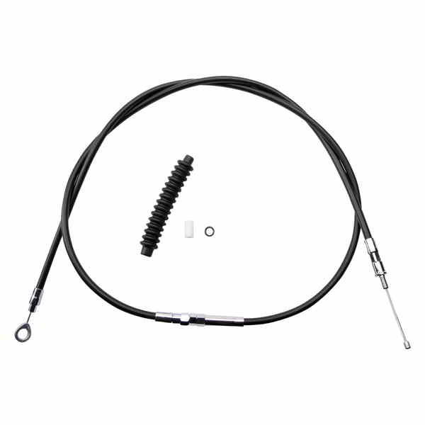取寄せ 高効率のブラックビニールクラッチケーブル ドラッグスペシャリティーズ Clutch Cable - Vinyl 0652-1417 06521417