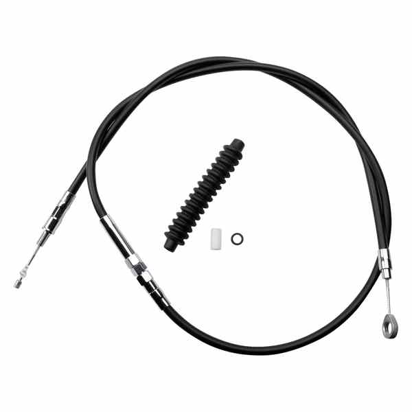 取寄せ 高効率のブラックビニールクラッチケーブル ドラッグスペシャリティーズ Clutch Cable - Vinyl 0652-1418 06521418