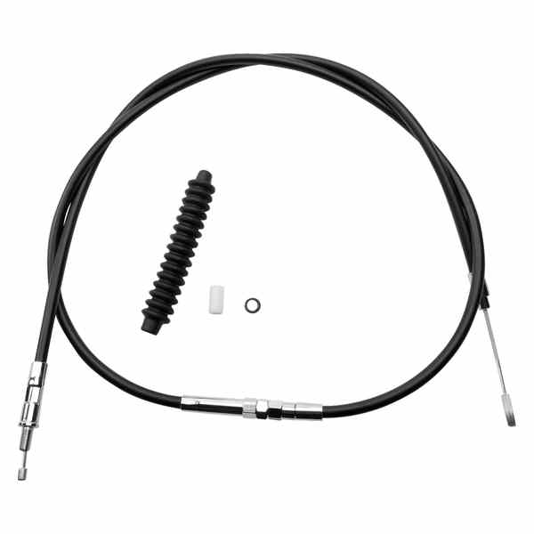 取寄せ 高効率のブラックビニールクラッチケーブル ドラッグスペシャリティーズ Clutch Cable - Vinyl 0652-1419 06521419