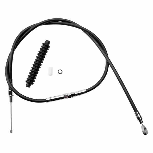 取寄せ 高効率のブラックビニールクラッチケーブル ドラッグスペシャリティーズ Clutch Cable - Vinyl 0652-1420 06521420