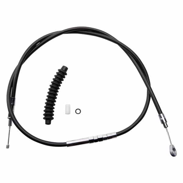 取寄せ 高効率のブラックビニールクラッチケーブル ドラッグスペシャリティーズ Clutch Cable - Vinyl 0652-1421 06521421
