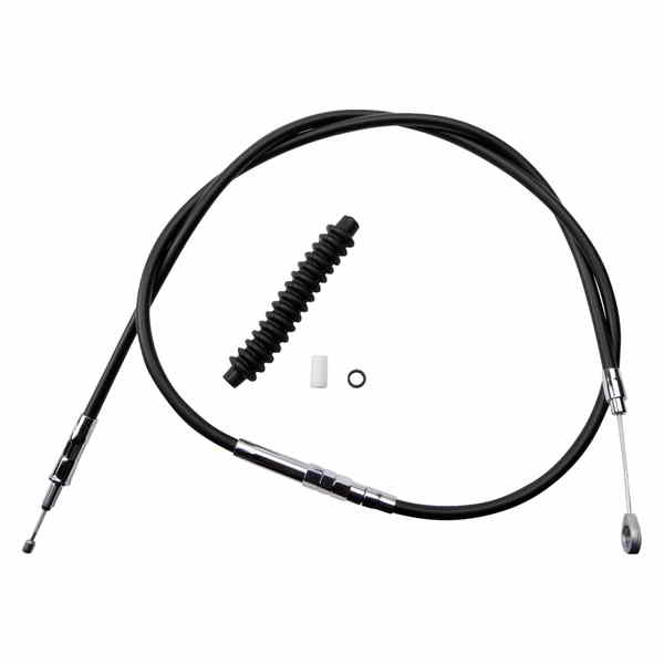 取寄せ 高効率のブラックビニールクラッチケーブル ドラッグスペシャリティーズ Clutch Cable - Vinyl 0652-1424 06521424