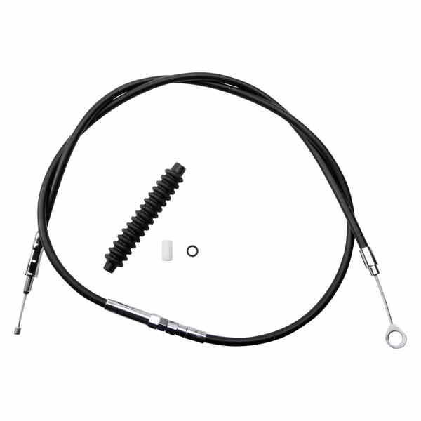 取寄せ 高効率のブラックビニールクラッチケーブル ドラッグスペシャリティーズ Clutch Cable - Vinyl 0652-1425 06521425