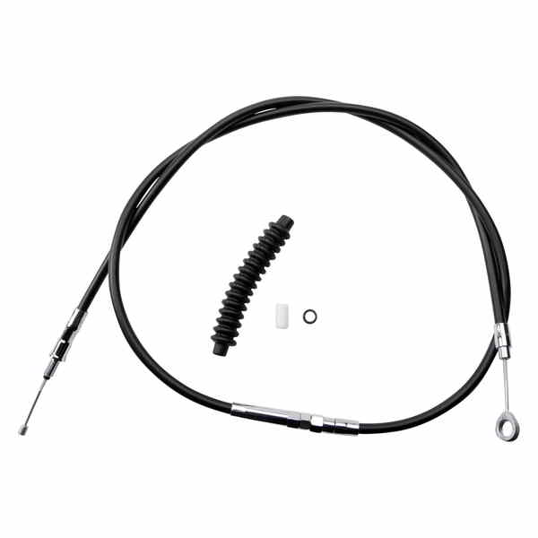 取寄せ 高効率のブラックビニールクラッチケーブル ドラッグスペシャリティーズ Clutch Cable - Vinyl 0652-1426 06521426