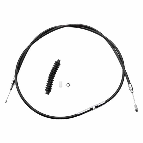 取寄せ 高効率のブラックビニールクラッチケーブル ドラッグスペシャリティーズ Clutch Cable - Vinyl 0652-1431 06521431